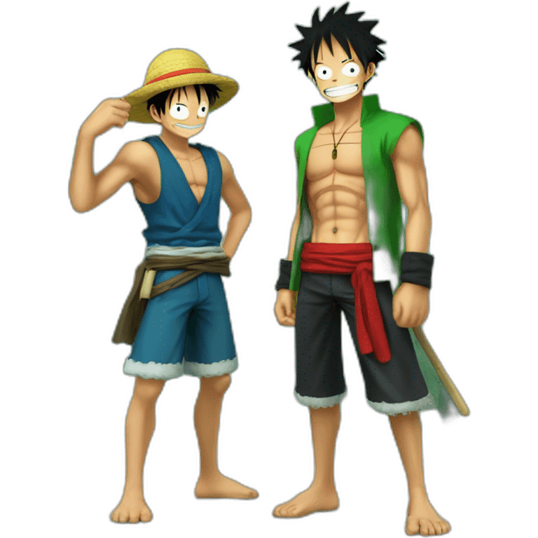 Luffy et zoro emoji