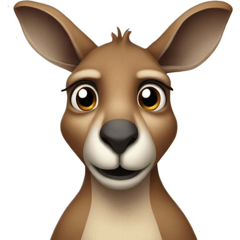 sad kangaroo emoji