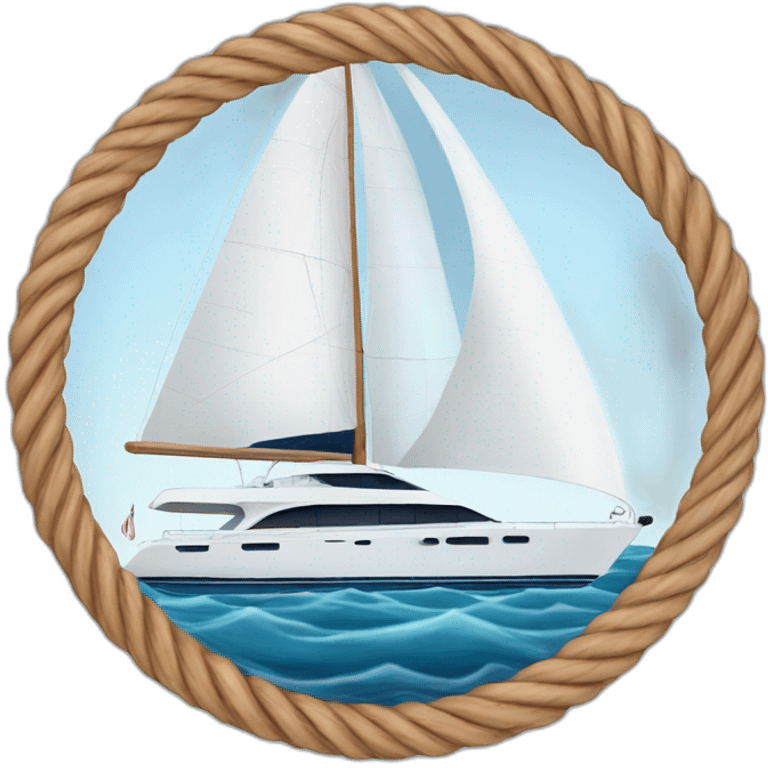 yacht saying welcome to YachtingMates emoji