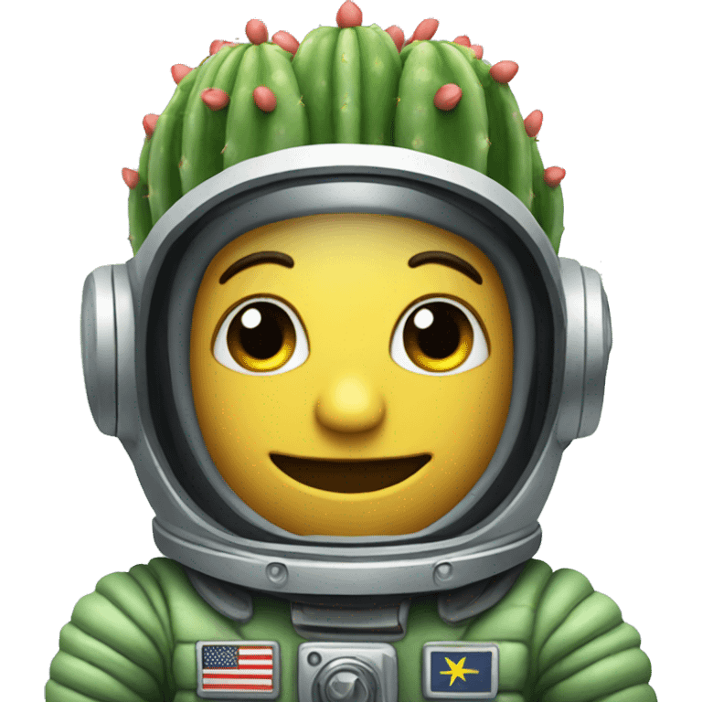 Cactus Astronaut emoji