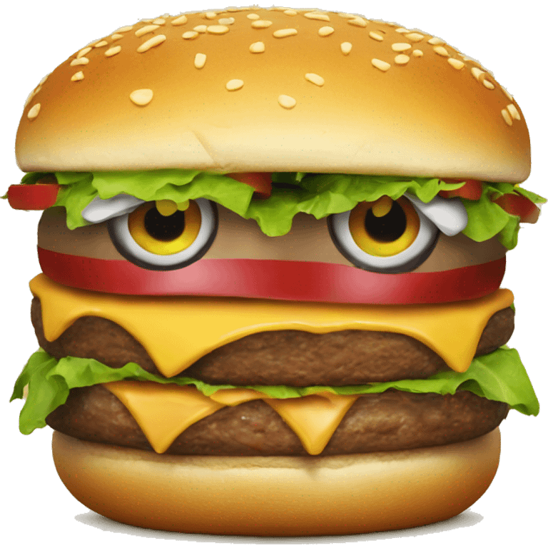 monster burger emoji