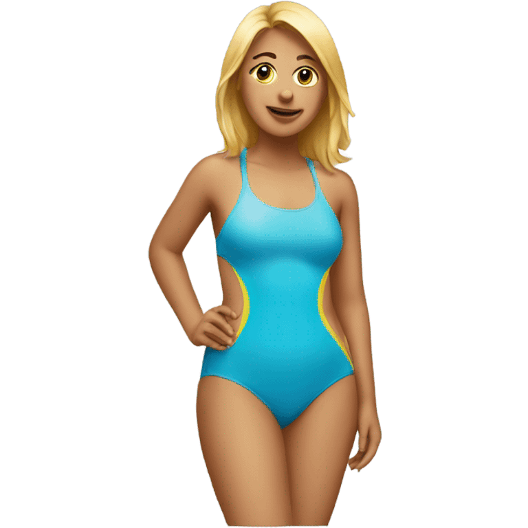 an emoji with a swim suit on emoji