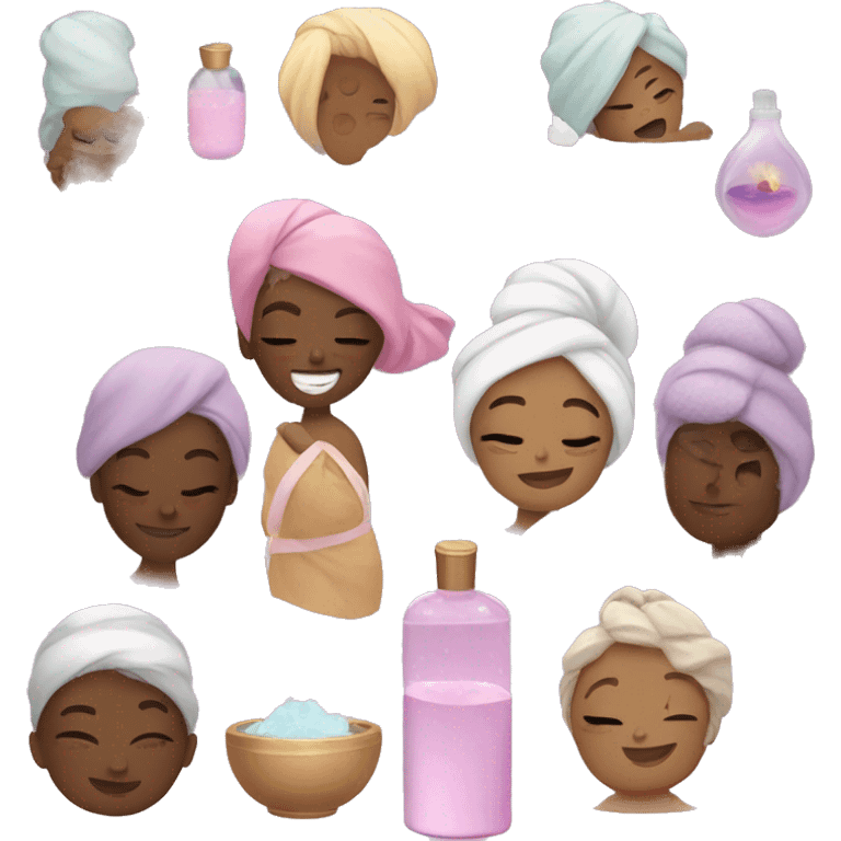 spa day emoji