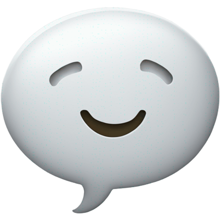 blank speech bubble  emoji