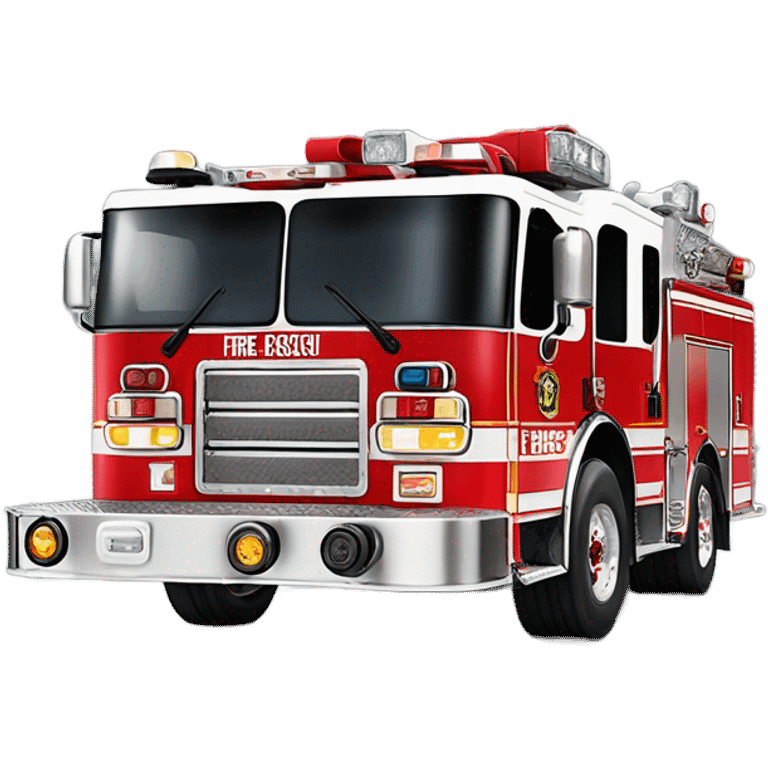 A south metro fire rescue fire engine emoji