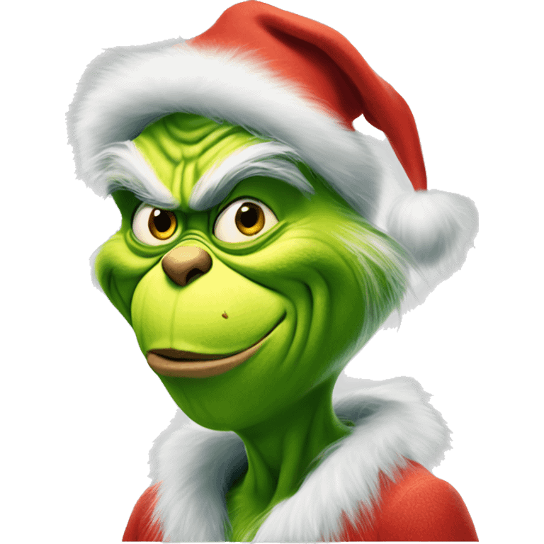 The grinch  emoji