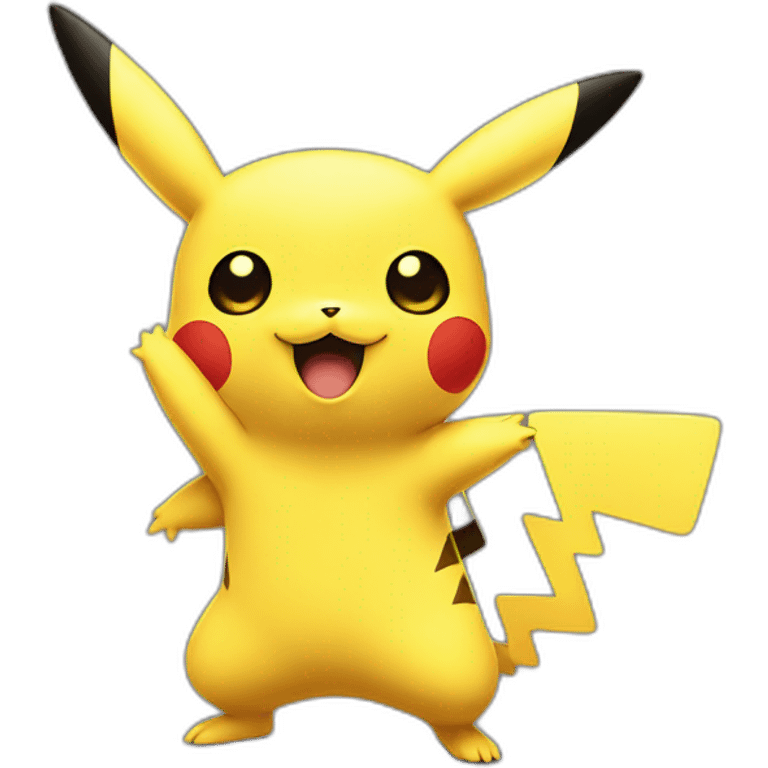 Pikachu dancing emoji