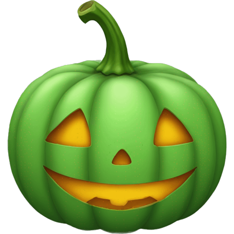 green pumpkin emoji