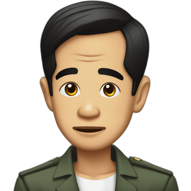 Jokowi jojo art style emoji