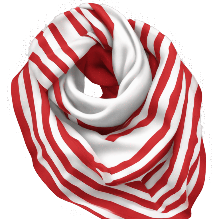 Foulard scout rouge et blanc  emoji