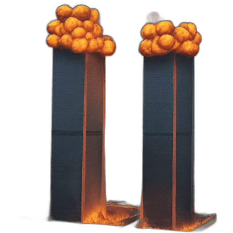 twin-tower-fire emoji