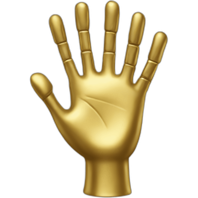 Brass hand emoji