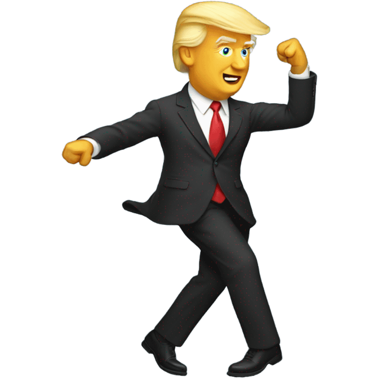 Trump dancing emoji