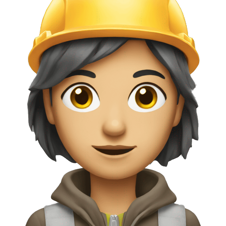 a constructor woman emoji