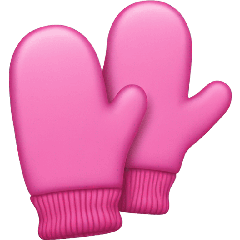 Pink mittens emoji