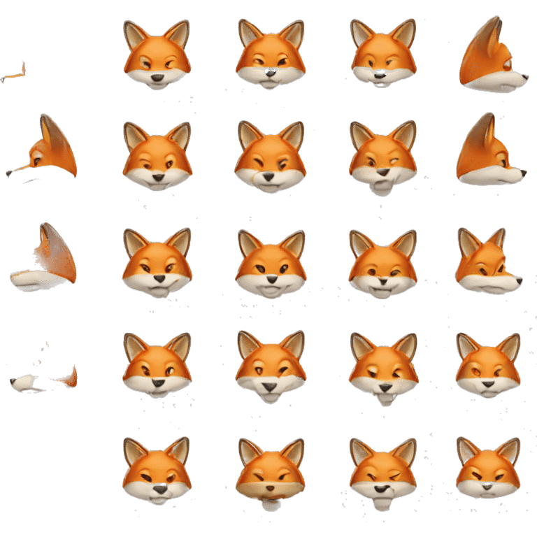 Male fox golf  emoji