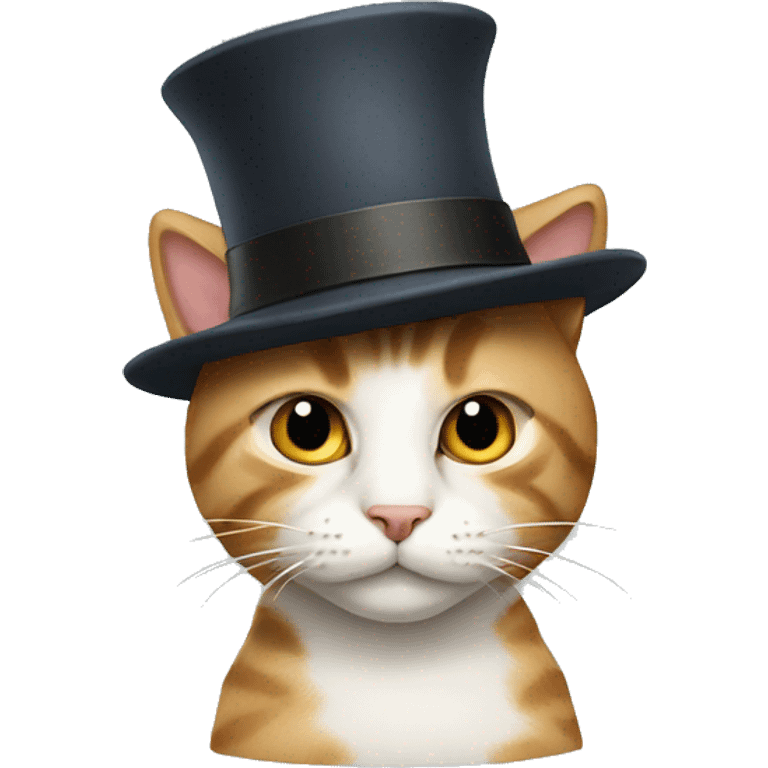 Cat wearing hat emoji