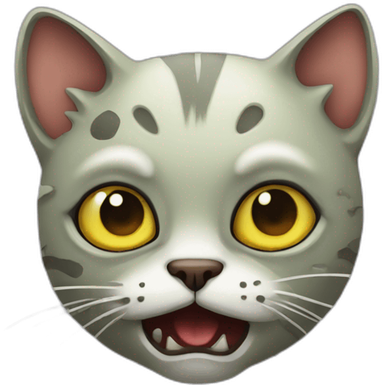 cat zombie emoji