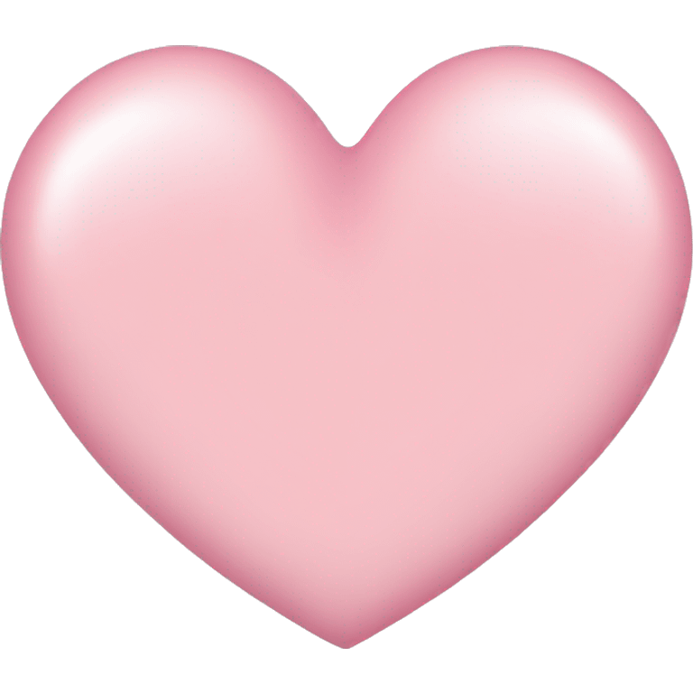 light pink heart emoji