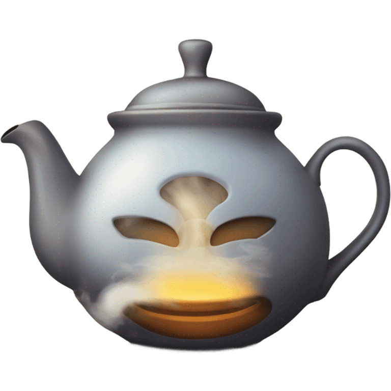 Clock that tea emoji