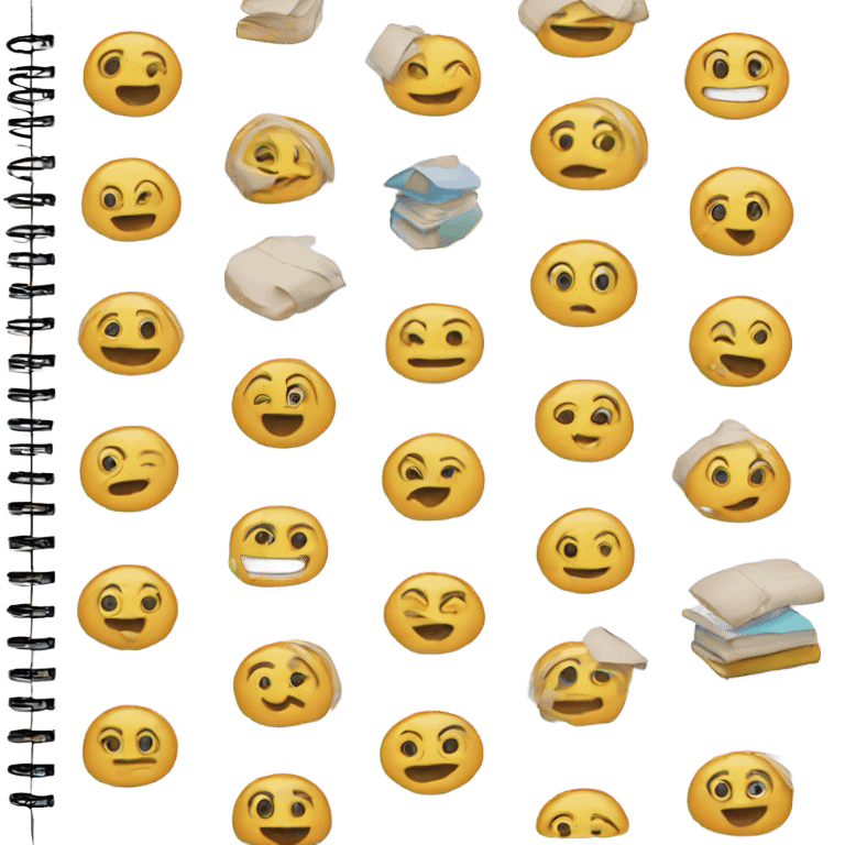 Aesthetic notebook  emoji