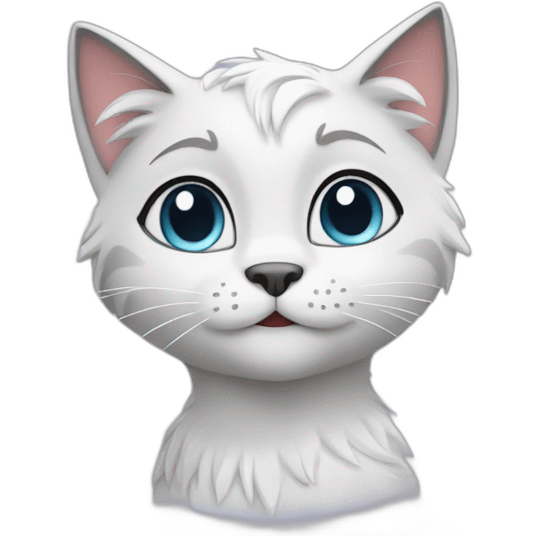 Elsa cat emoji