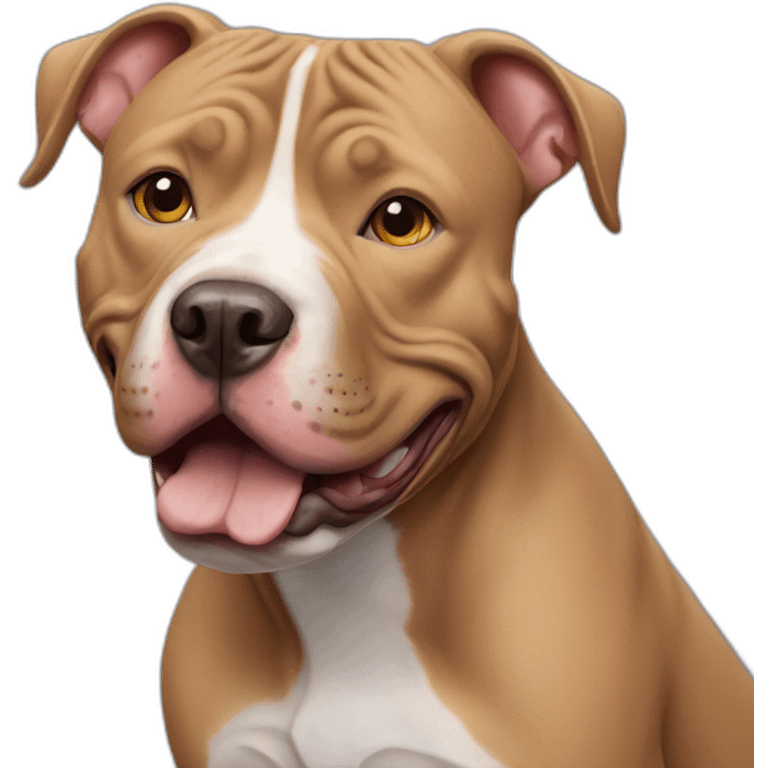 Pitbull dog emoji