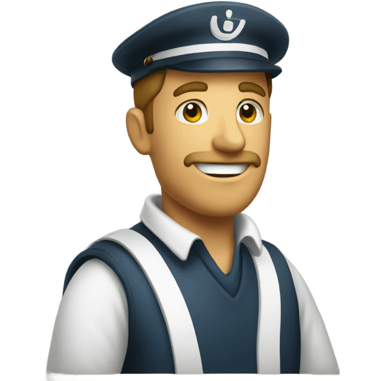 Seaman leaving port emoji