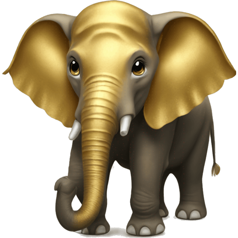 The Golden Elephant emoji