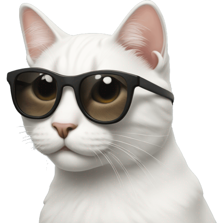 Cat with sunglassesj emoji