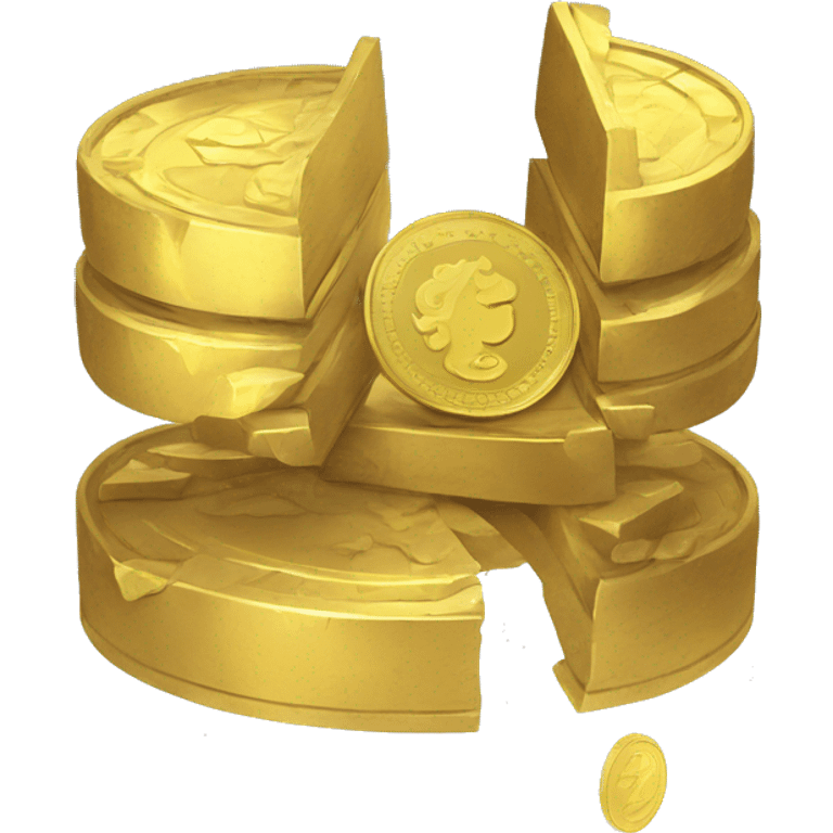 gold coin-gpu inside-crypto emoji