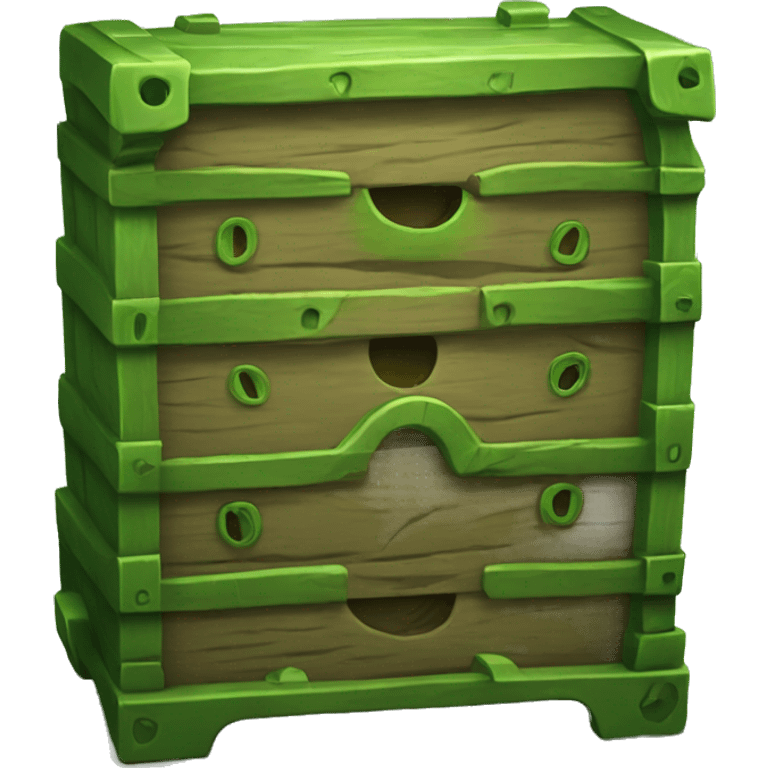 digital green chest emoji