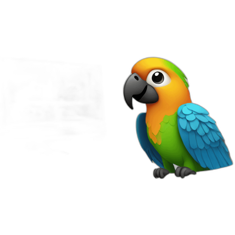 Amsterdam work from home parrot emoji