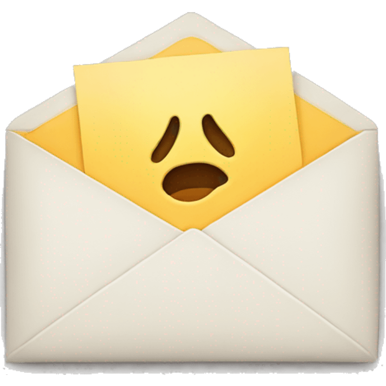 email envelope opened emoji