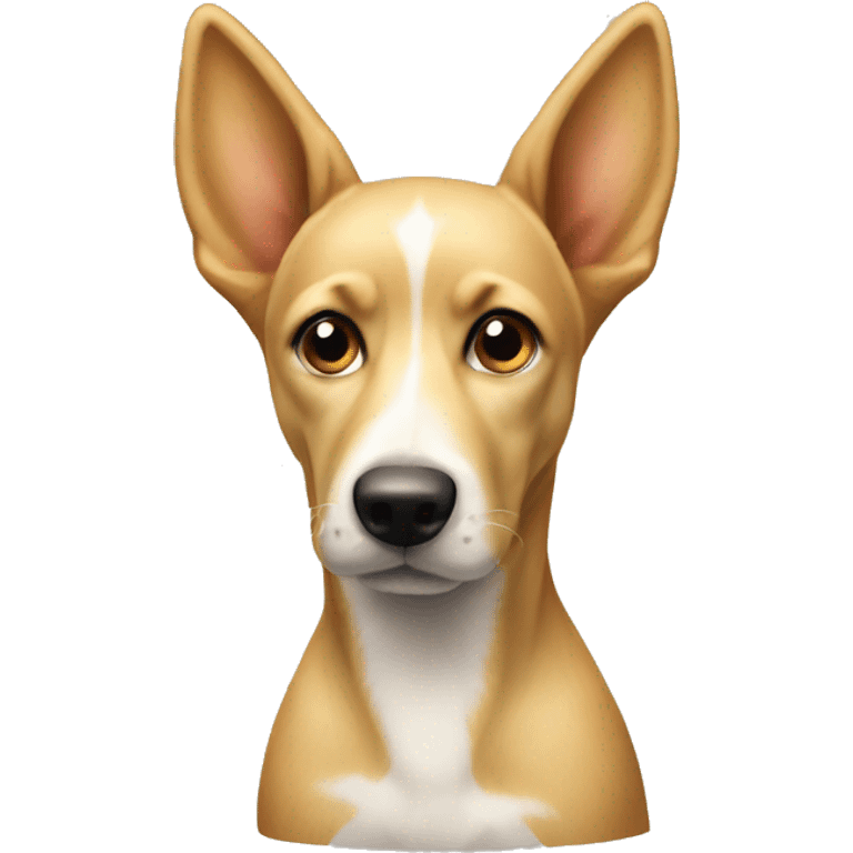 blonde dog pointy ears emoji