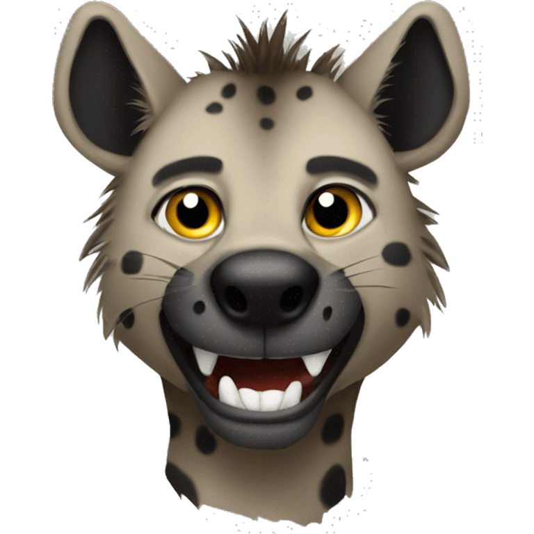 make happy hyena emoji