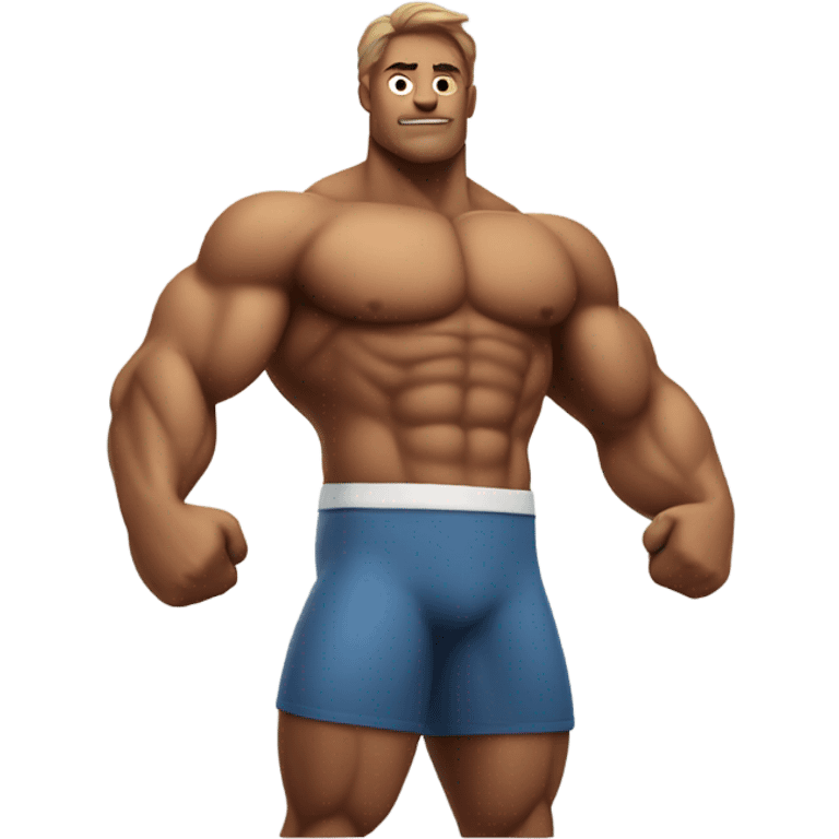 Muscle with ai emoji