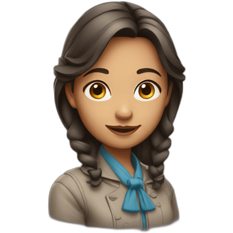 smart girl emoji