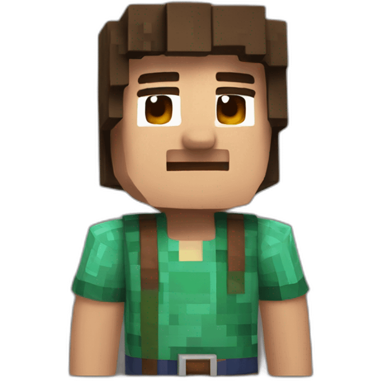 Steve from minecraft emoji