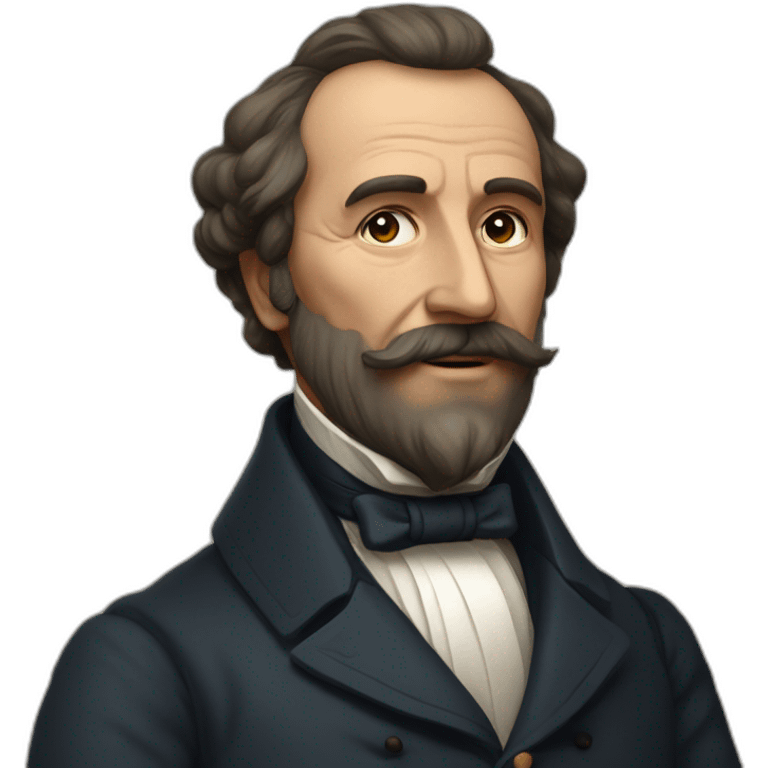 Jules Ferry, ministre français, avec se barbe bien distinctif emoji