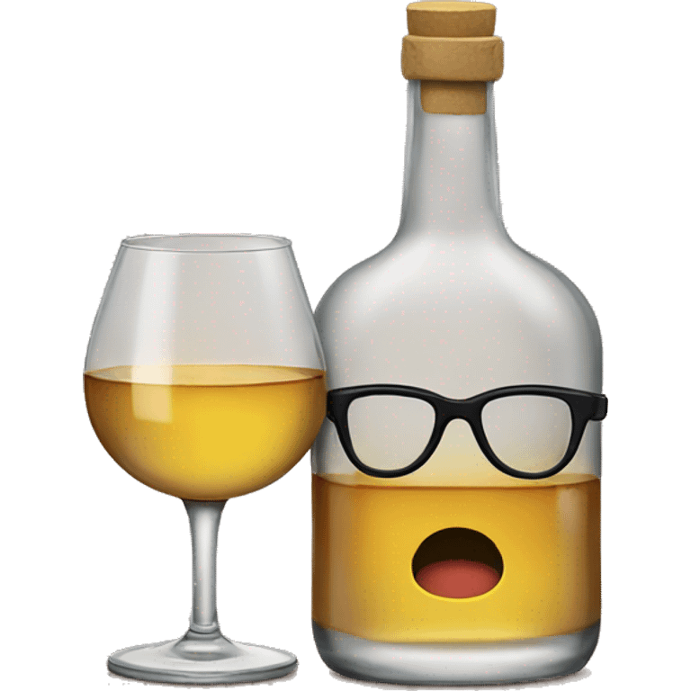 alcohol and glasses  emoji