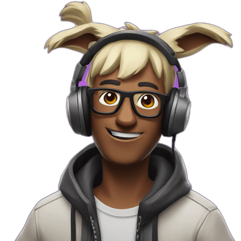 DJ Fortnite Lama emoji