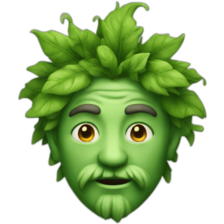 Green man emoji