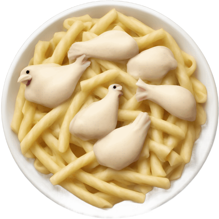 chicken alfredo emoji