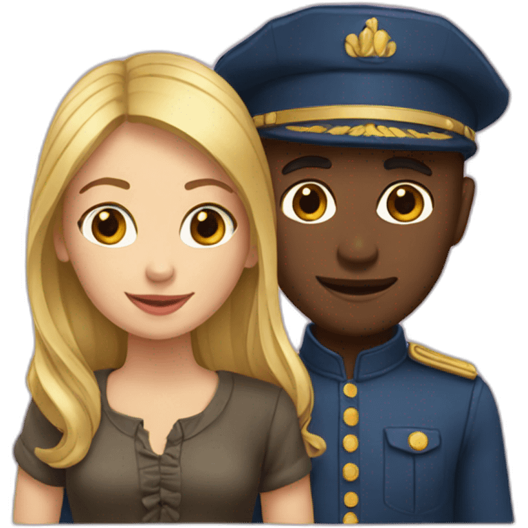 Couple français  emoji