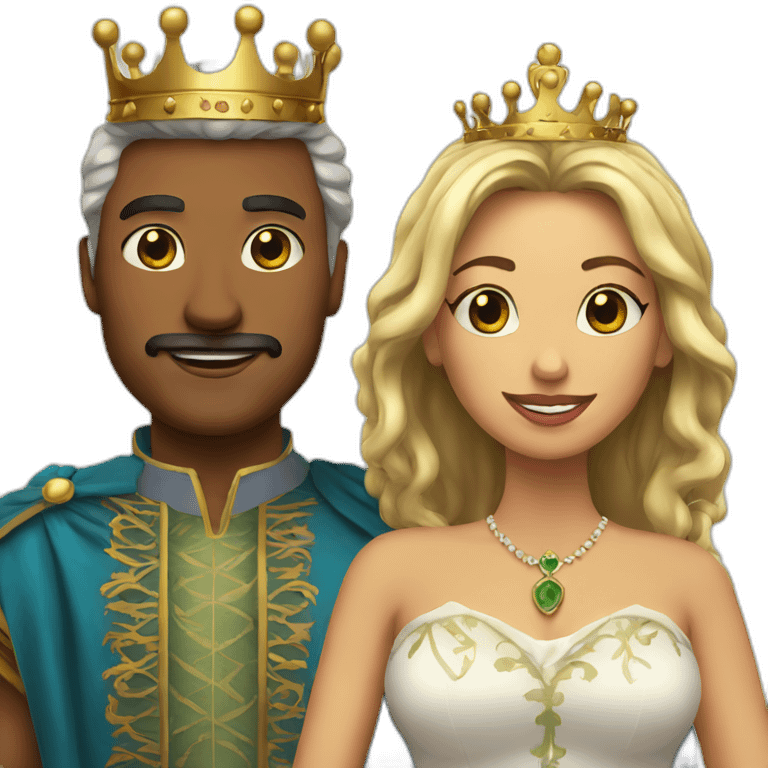 King and Queen  emoji