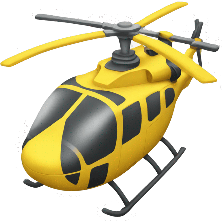 Yellow Helicopter emoji