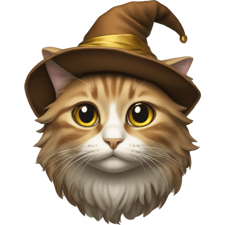 cat with wizardshat emoji