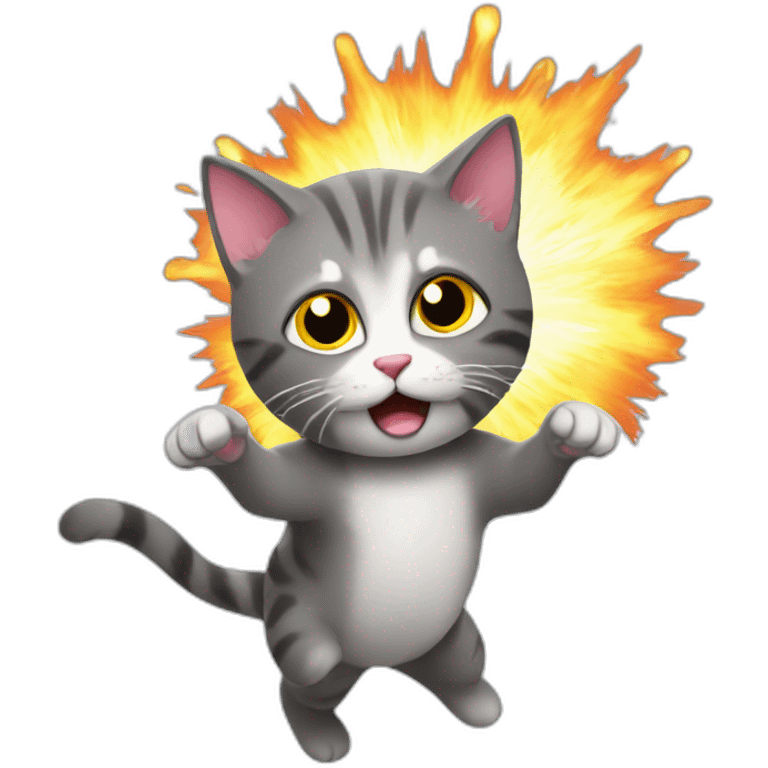 exploding kitten emoji