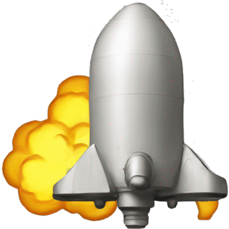 Create a nuke emoji in the style of the "Twemojis" emoji